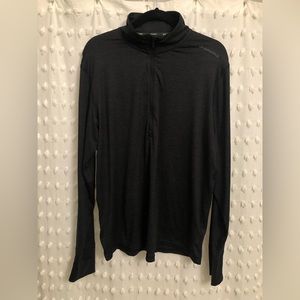 Brooks Mens Long Sleeve Running Jacket Quarter Zip (Large)